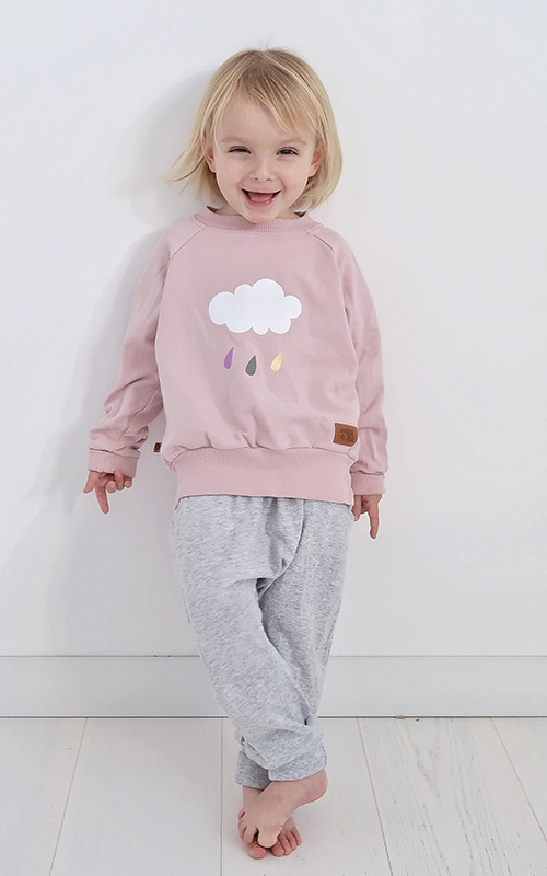 Sudadera Nube - Rosa Algodón