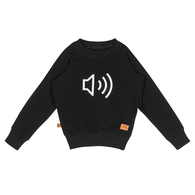 Sudadera Sound On - Negro