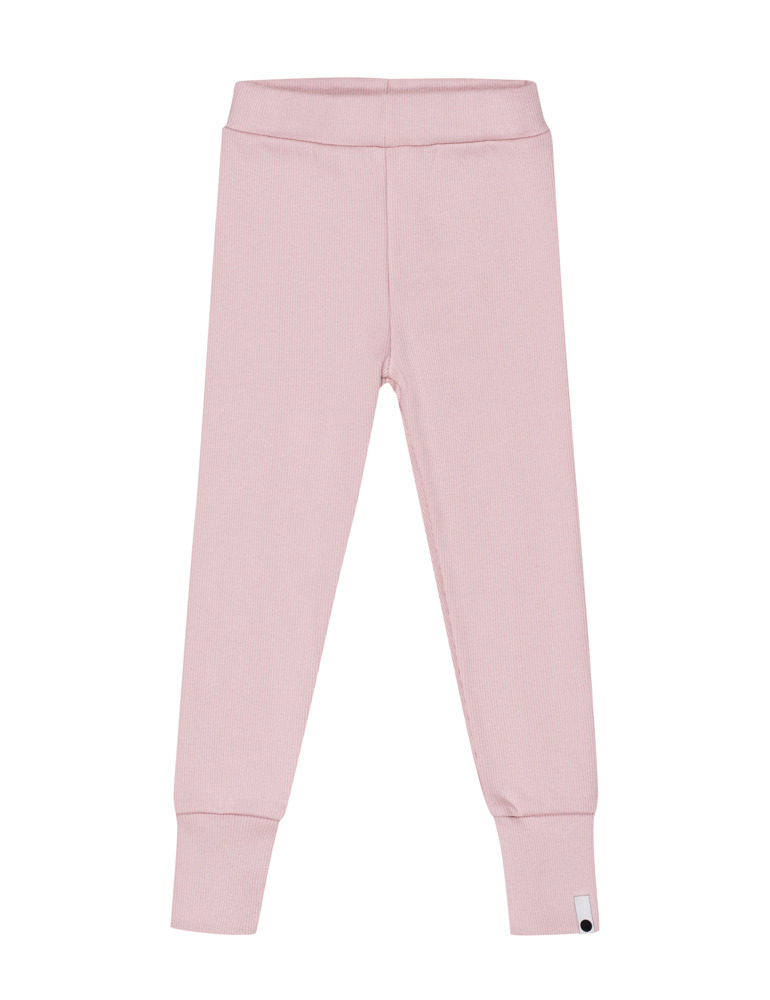 Leggings con Bajos Ajustados - Rosa Algodón