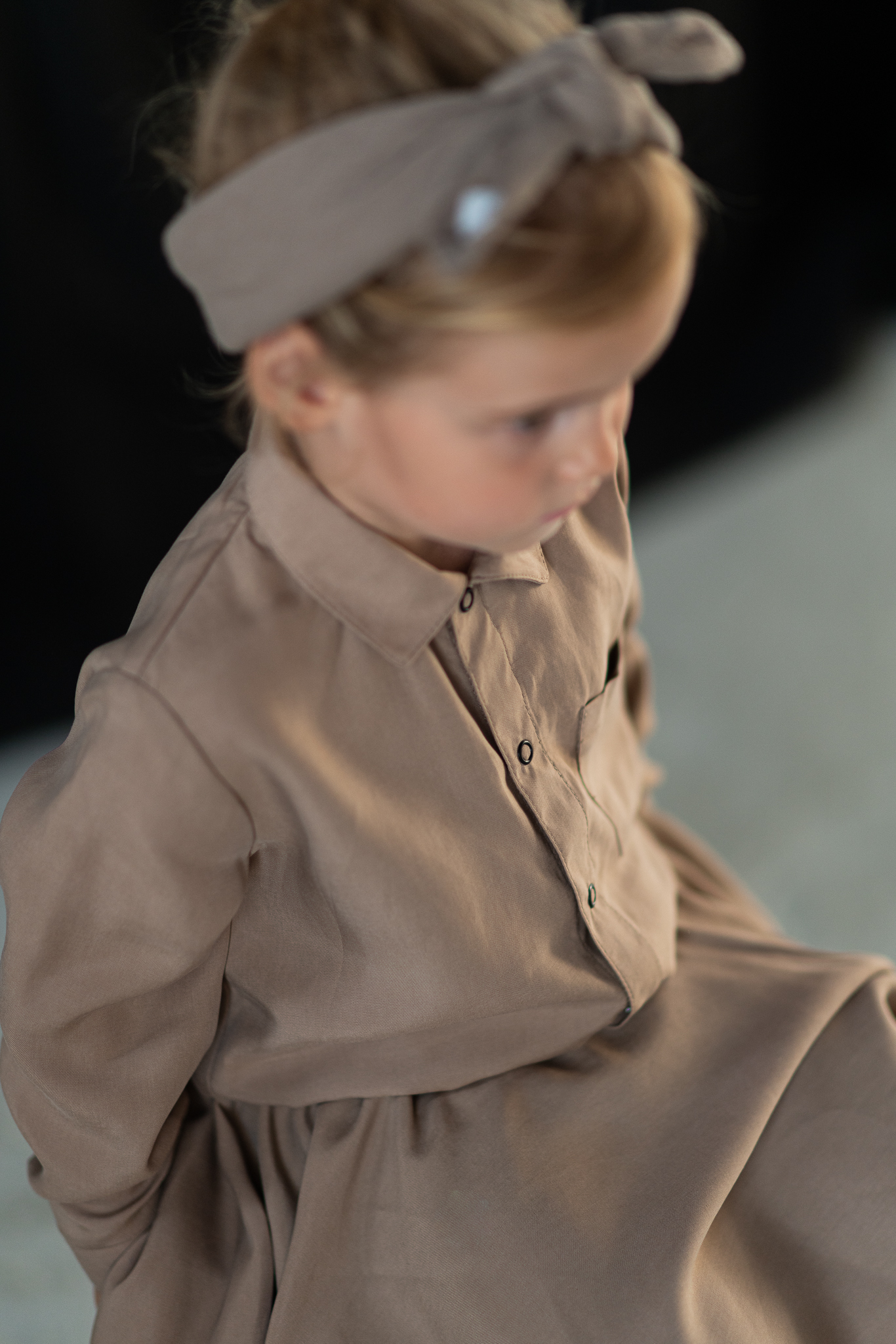 Blusa de Tencel - Beige