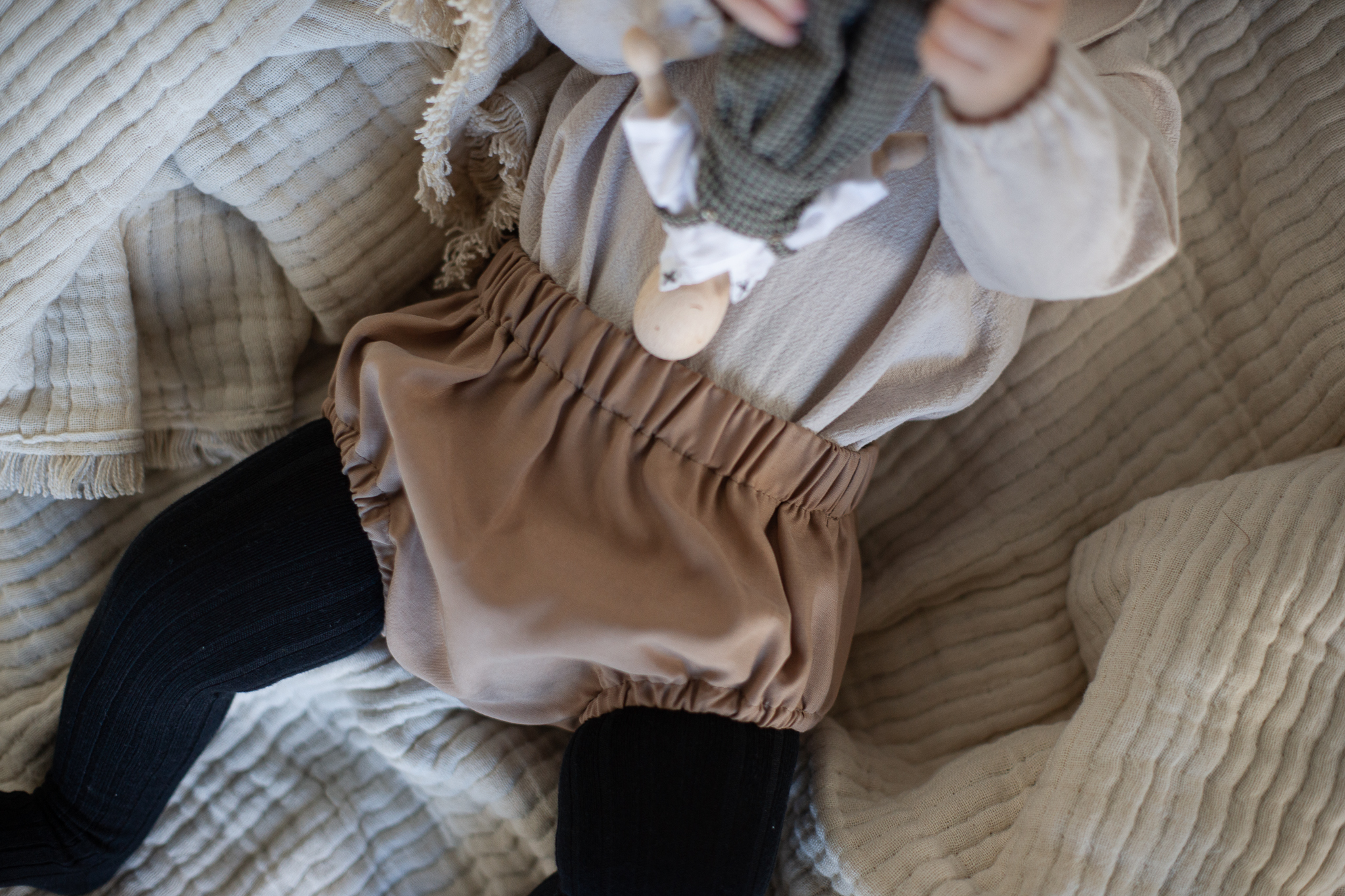 Braguitas / Cubre Pañal de Tencel - Beige