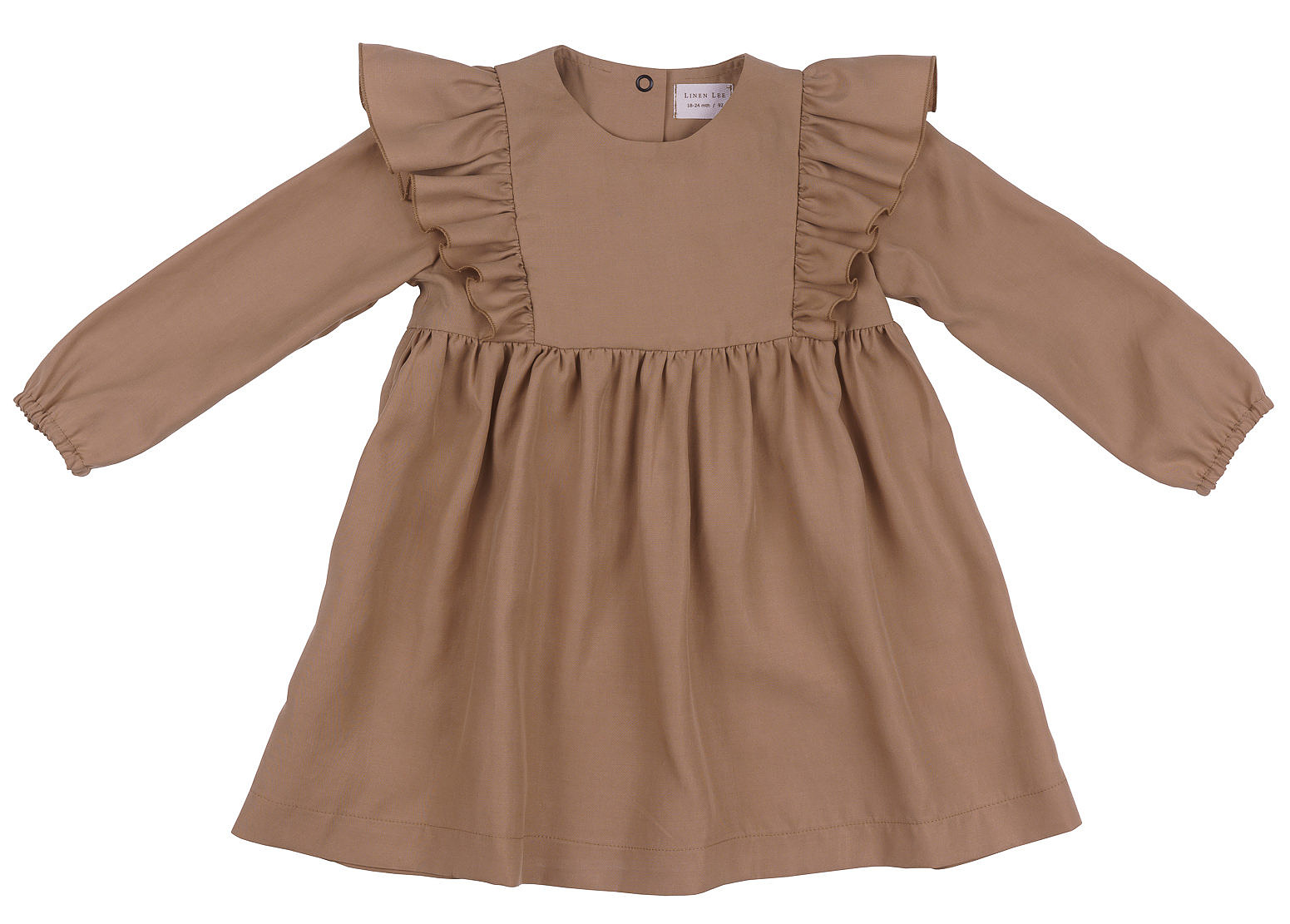 Vestido de Tencel - Beige