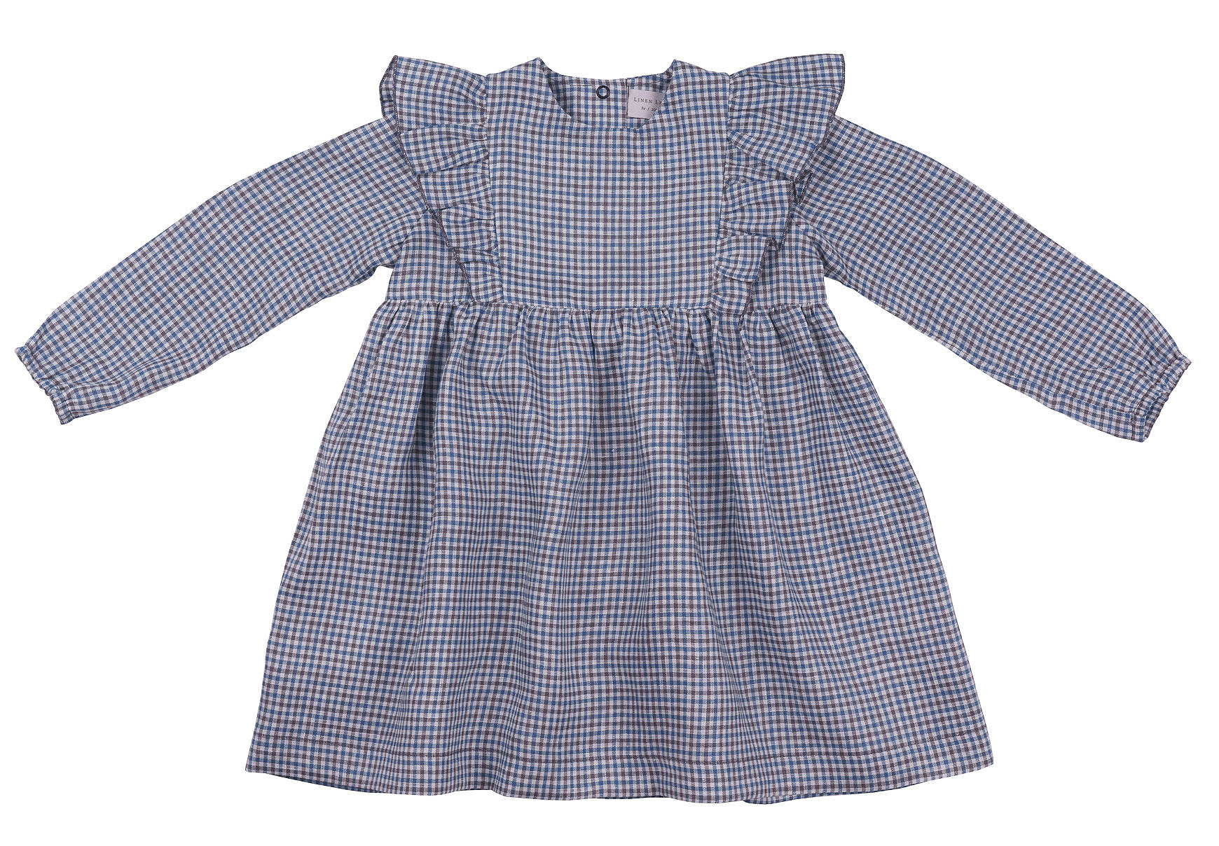 Vestido de Lino a Cuadros