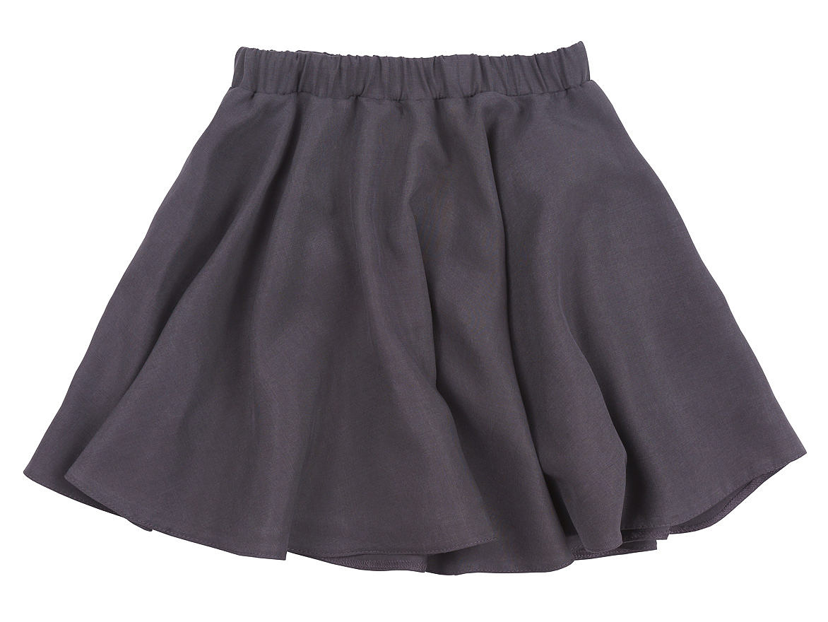 Falda de Tencel - Gris
