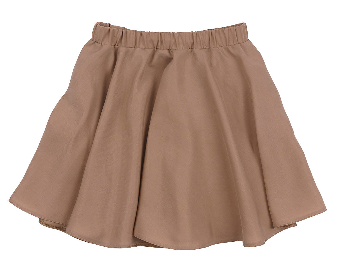Falda de Tencel - Beige