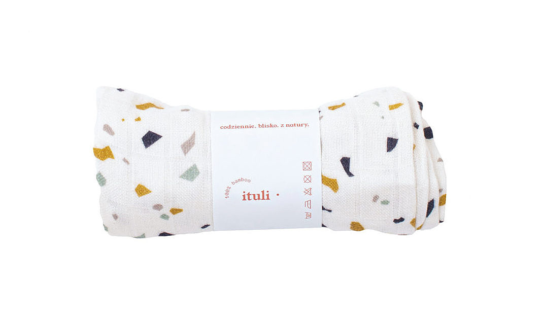 Muselina de Bambú Terrazzo 3 Pack