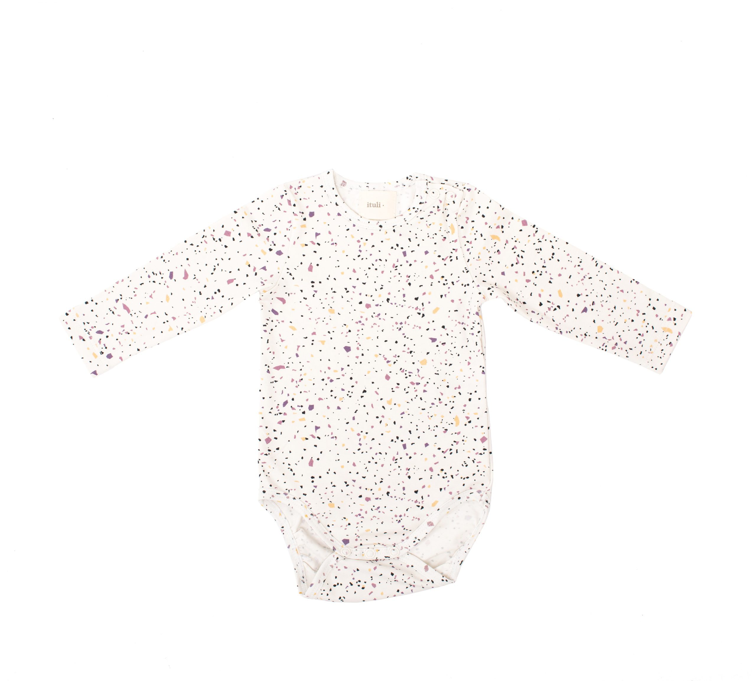 Body Bebé   Manga Larga Terrazzo Crema Claro