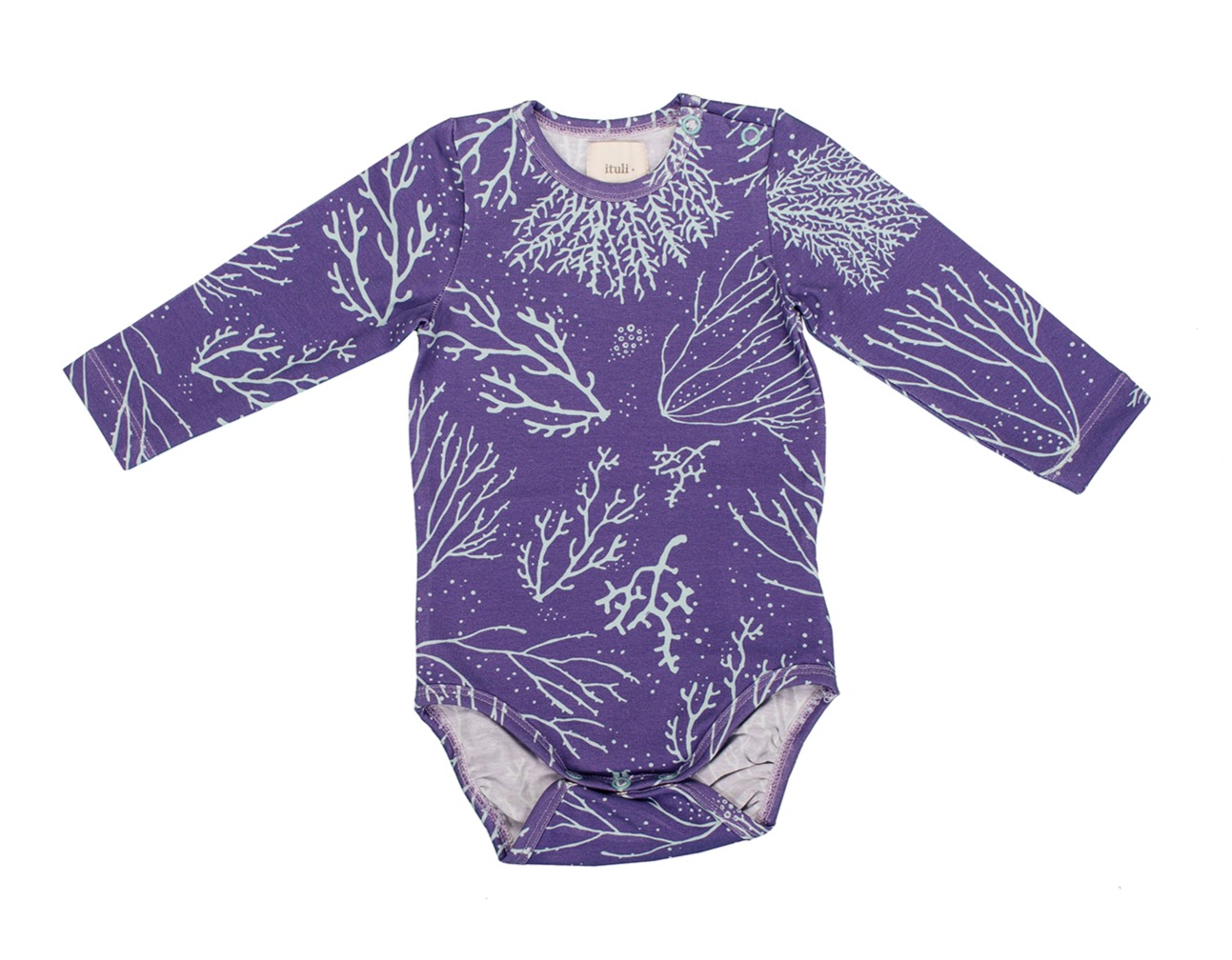 Body Bebé   Manga Larga Corals Violeta