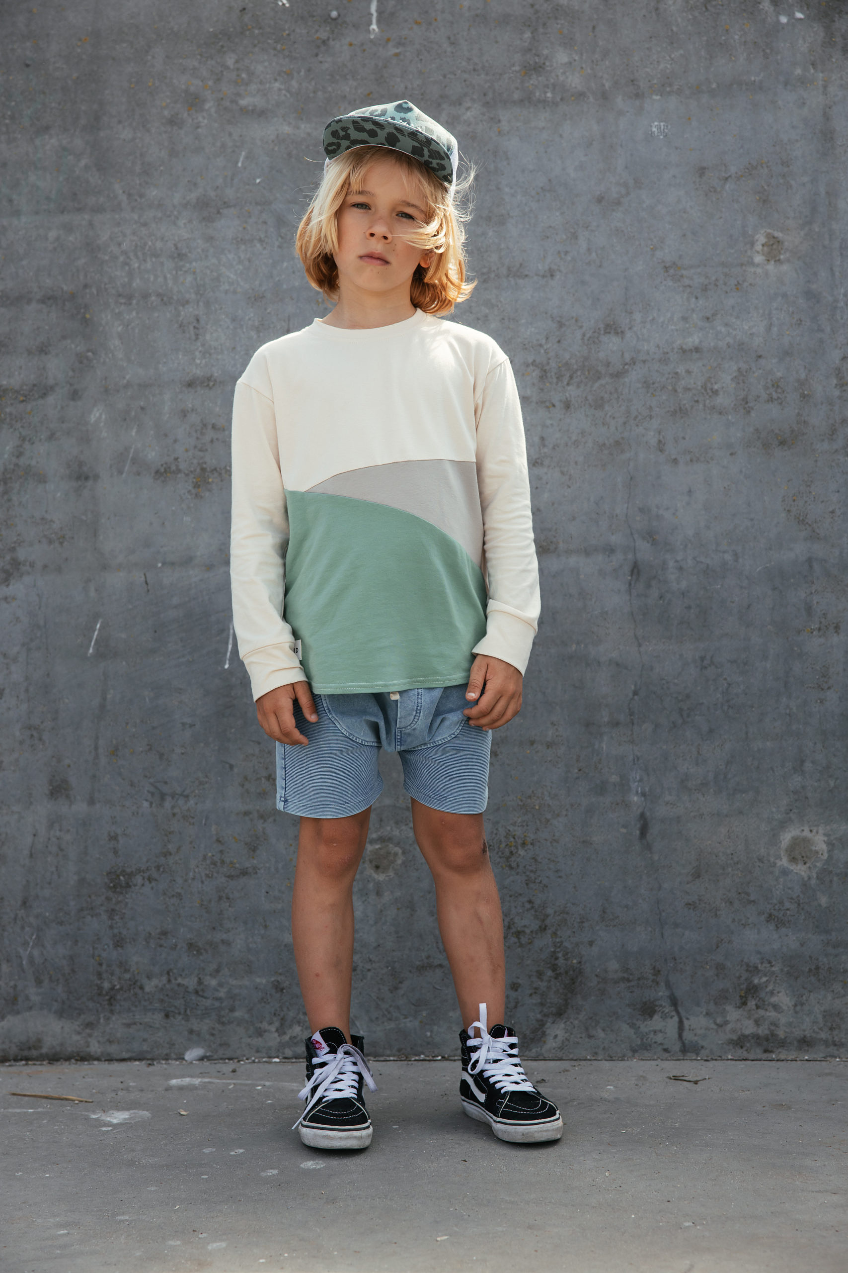 Camiseta Manga Larga  Corte Asimétrico 2.0 - Verde