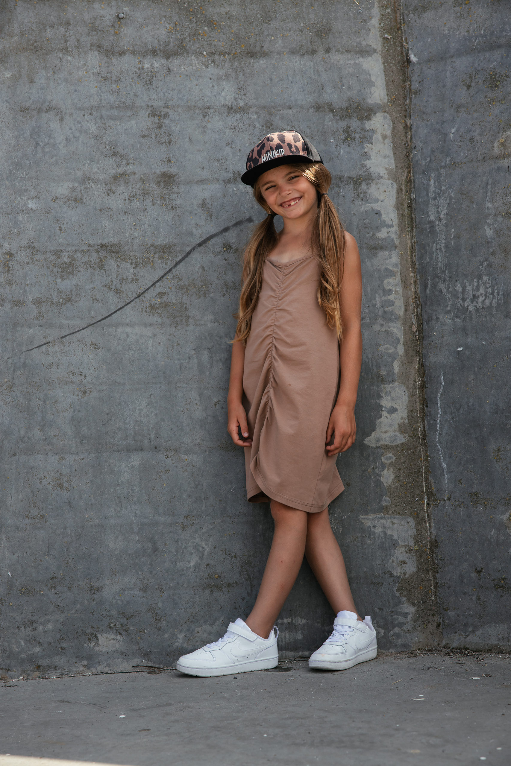 Vestido Recogido - Arena