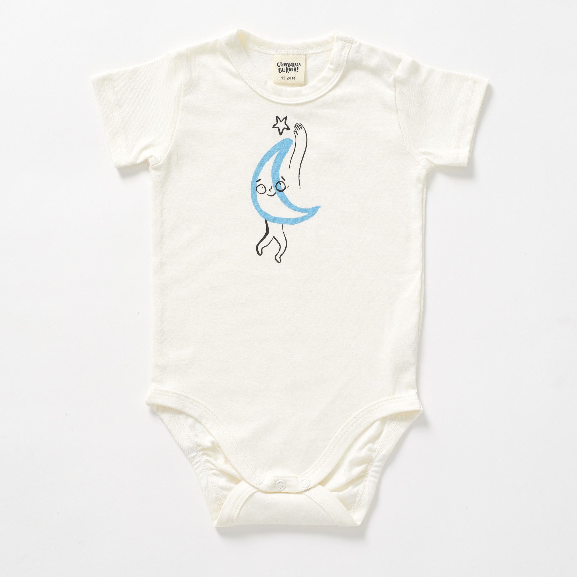 Body Bebé Moon- Crema Claro