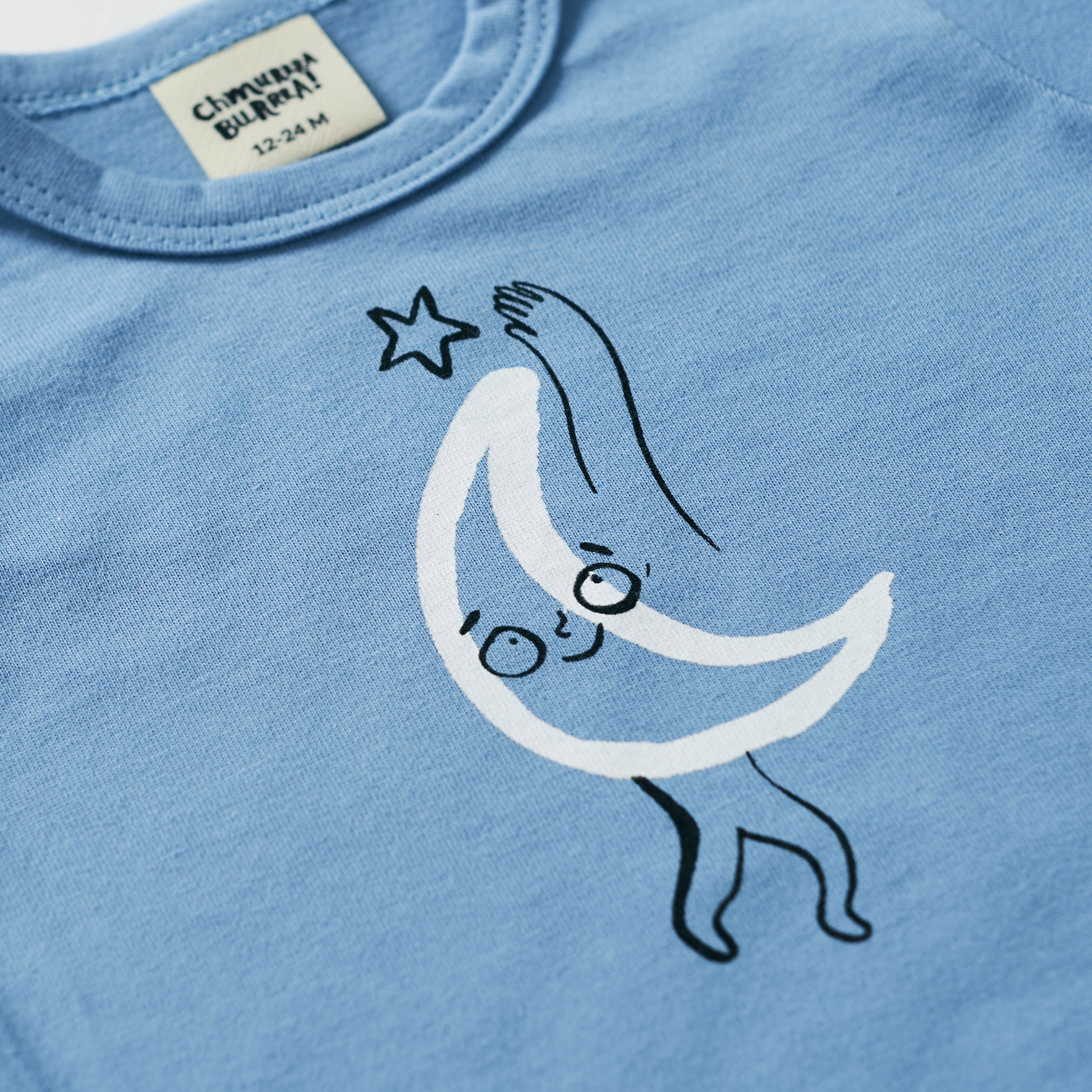 Body Bebé Moon - Azul