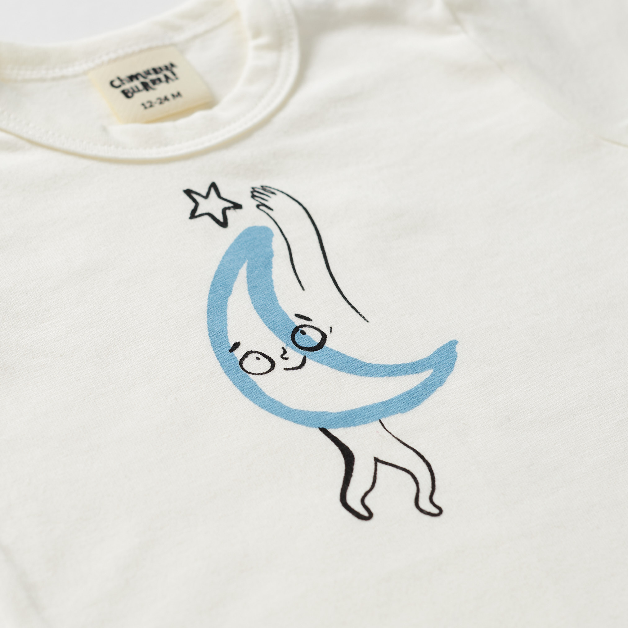 Body Bebé Moon- Crema Claro