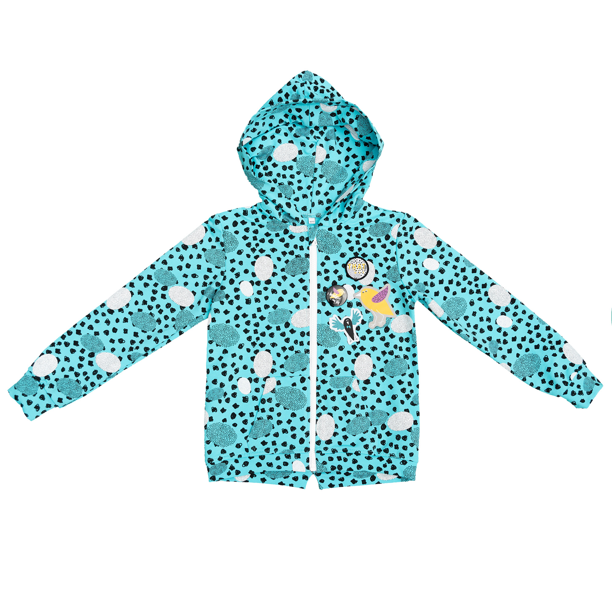 Sudadera con Cremallera Mint nest