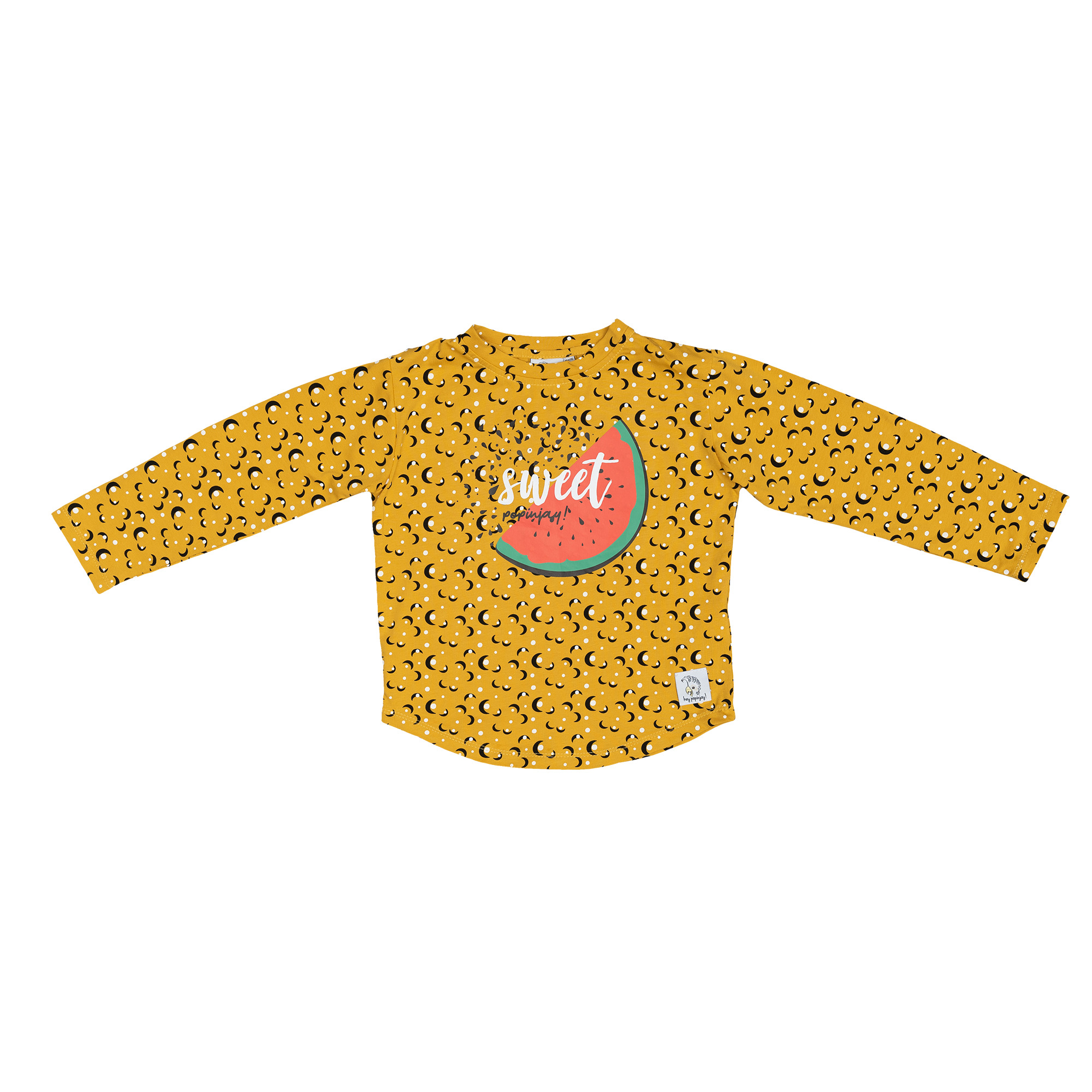 Camiseta Manga Larga  Yellow Papaya Seeds Watermelon