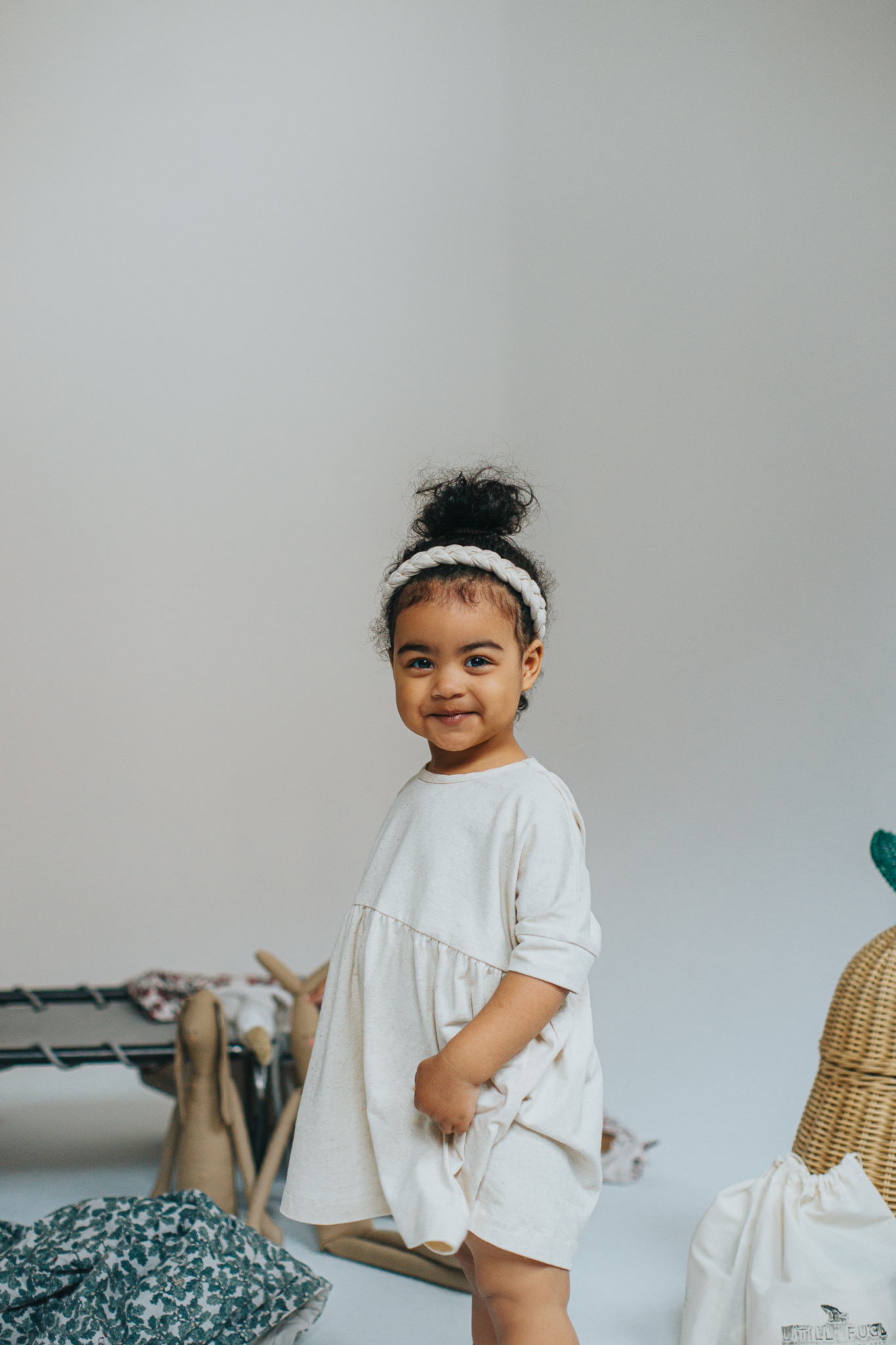 Vestido Algodón - Beige