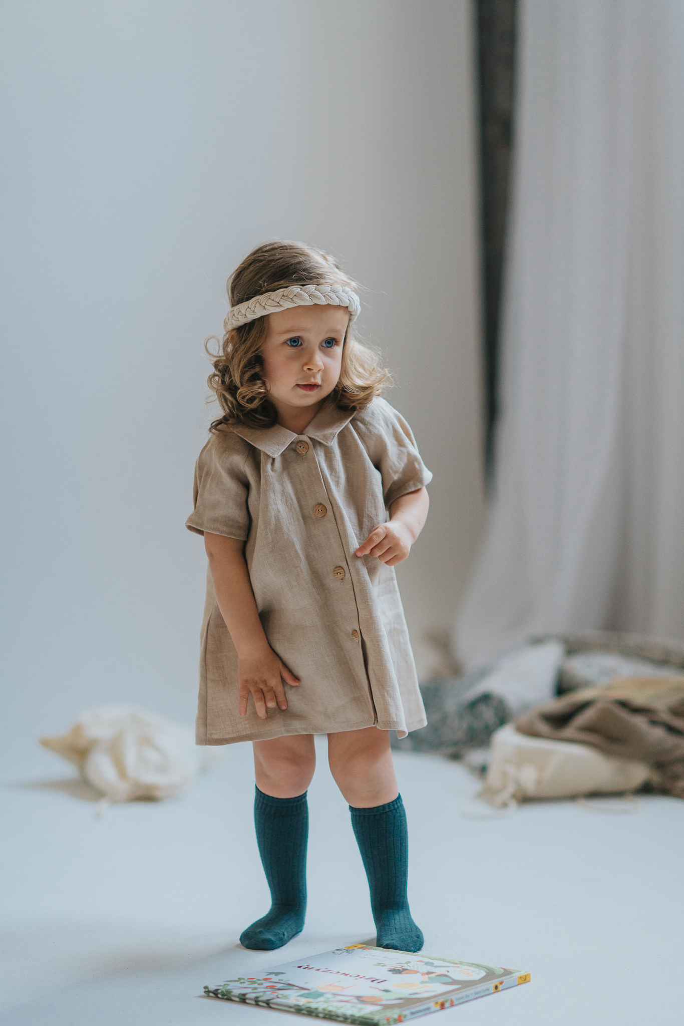 Vestido Lino - Natural