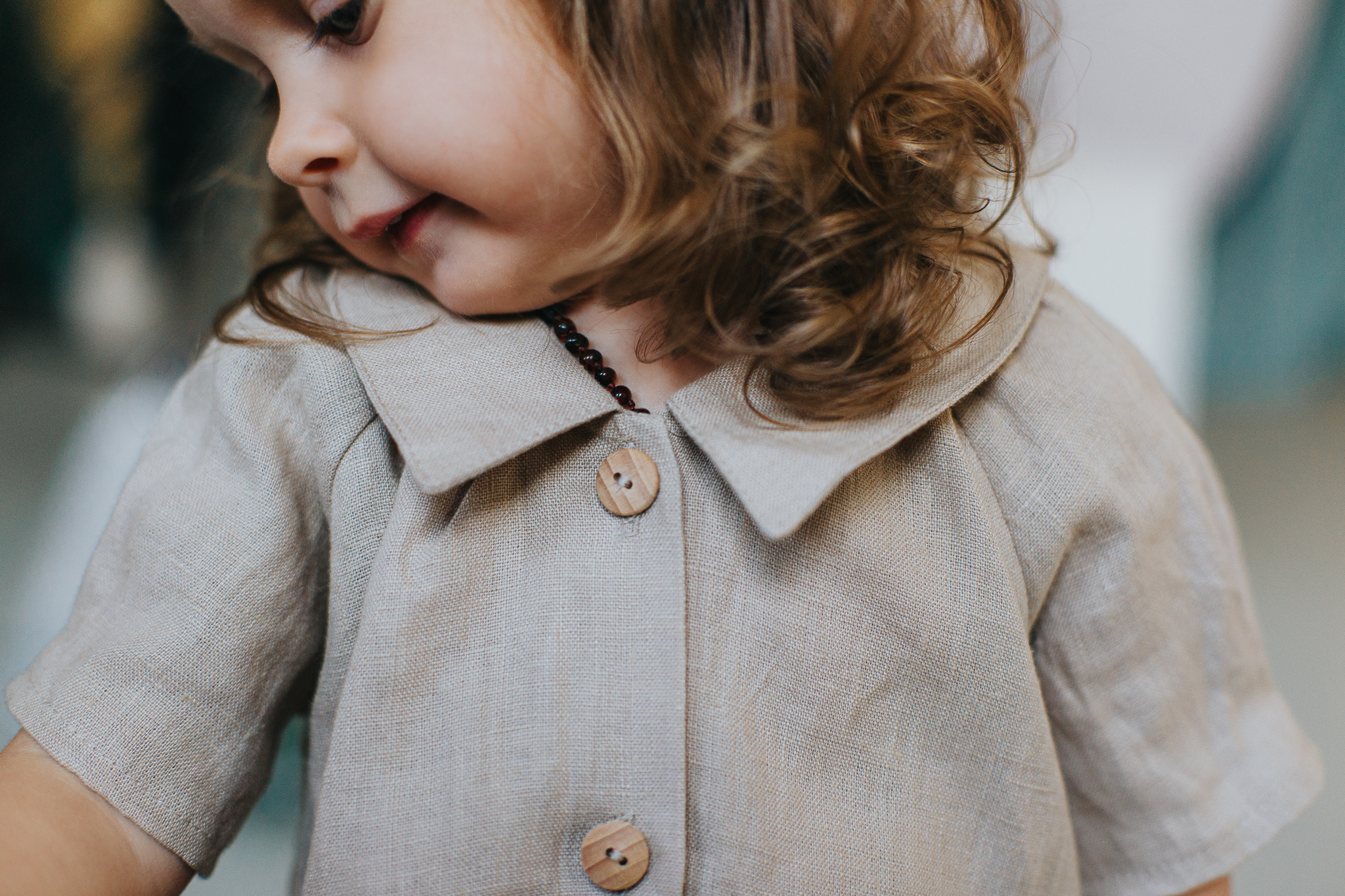 Vestido Lino - Natural