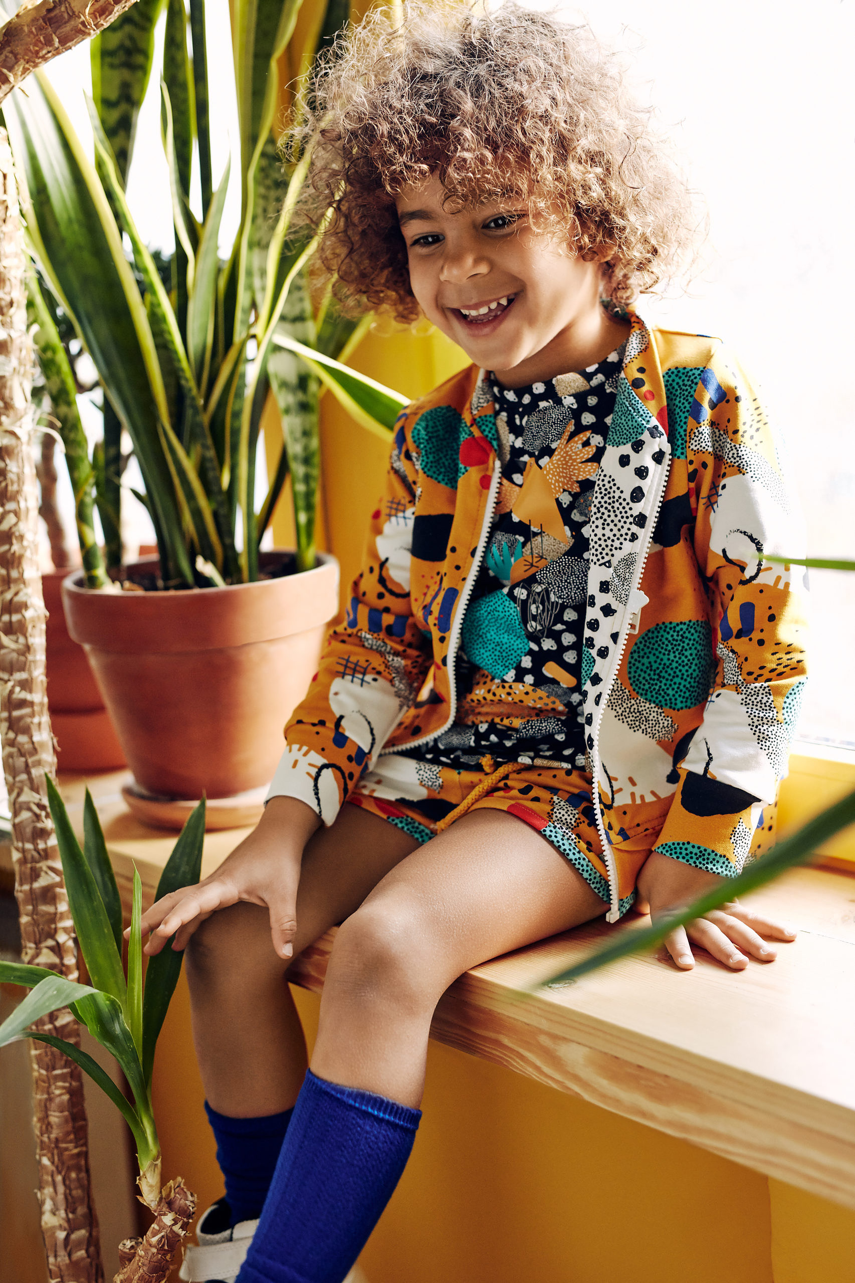 Chaqueta Bomber Orange Nest