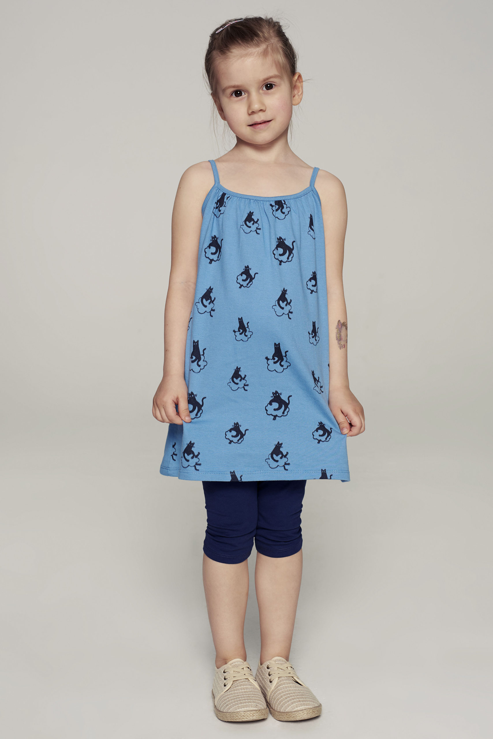 Vestido de Tirantes Cats - Azul