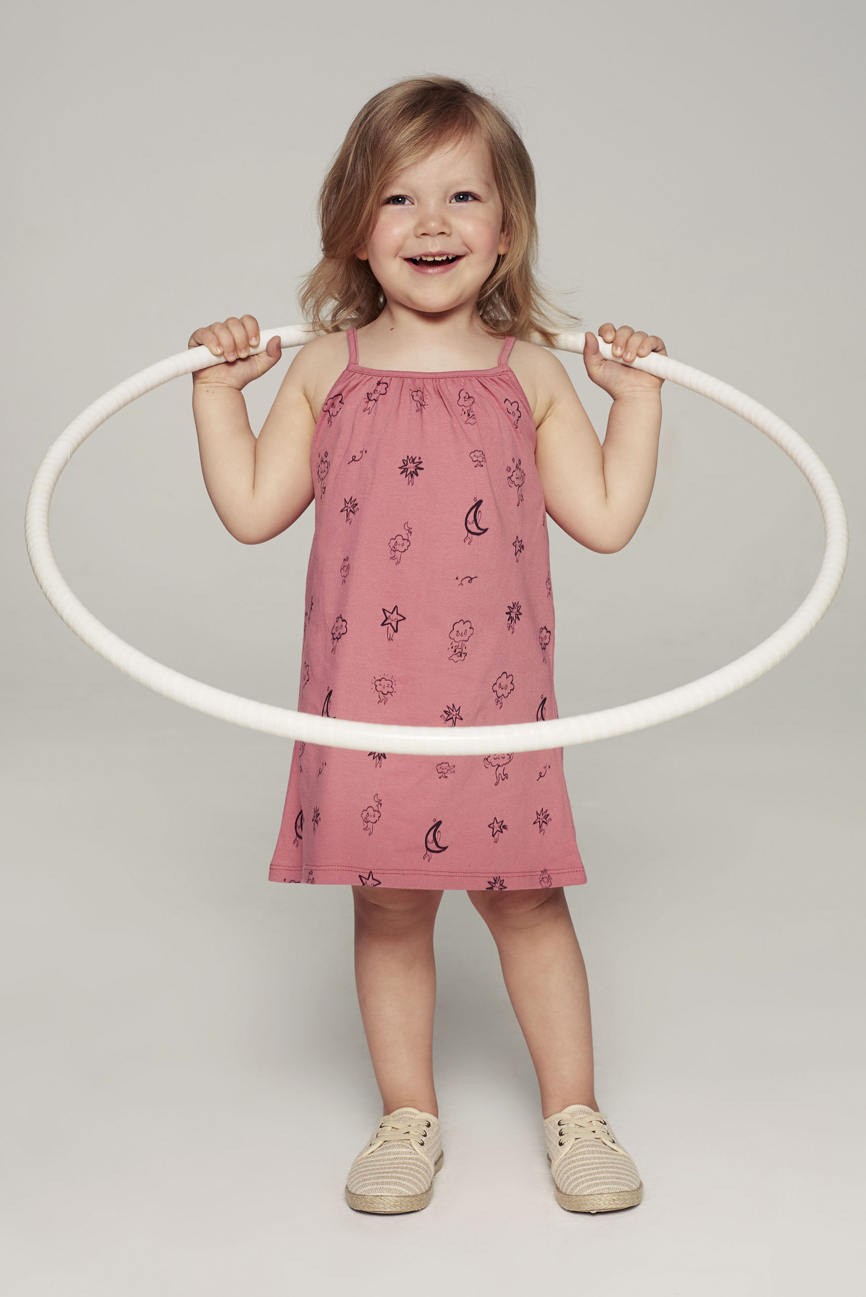 Vestido de Tirantes  Clouds - Rosa