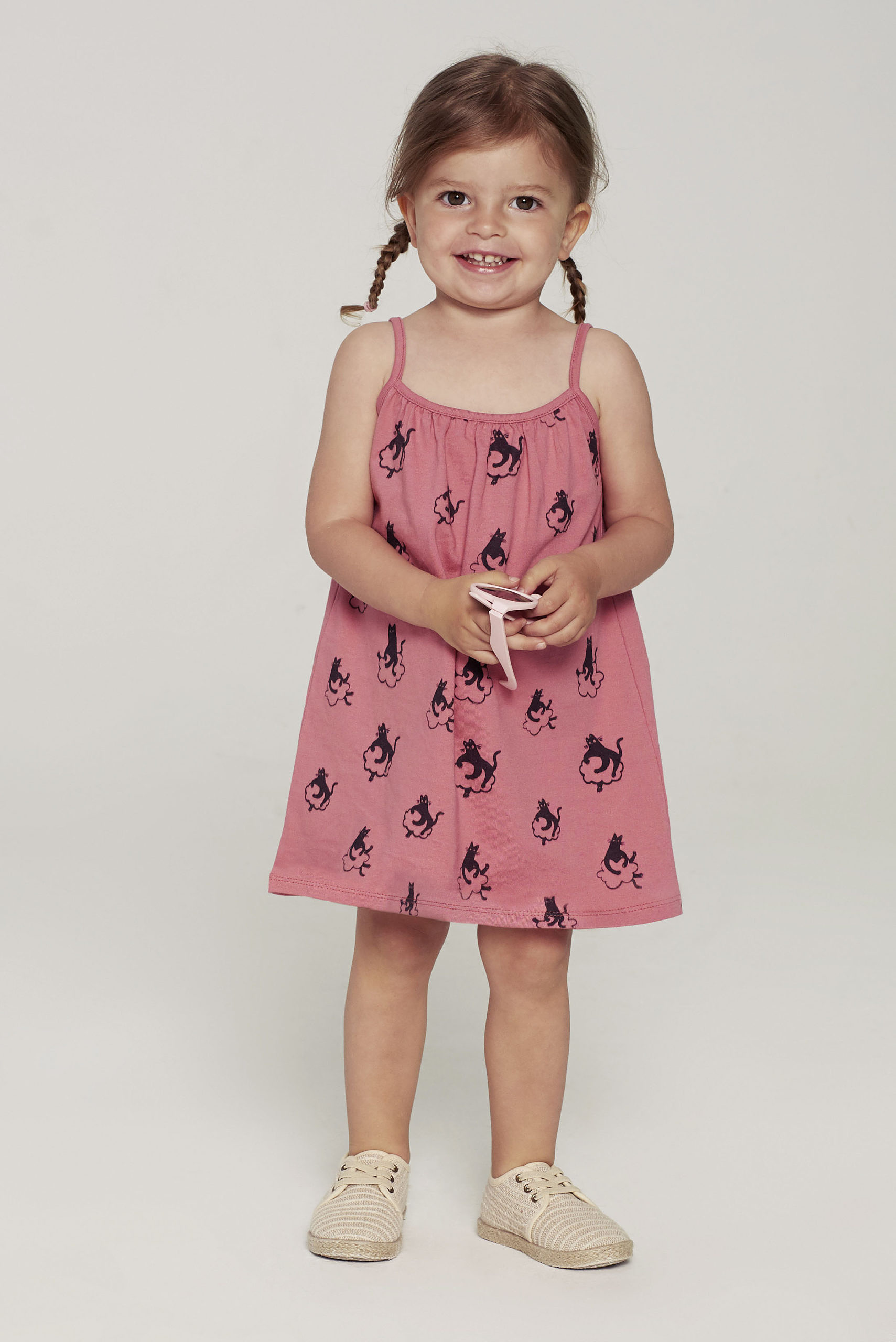 Vestido de Tirantes Cats - Rosa