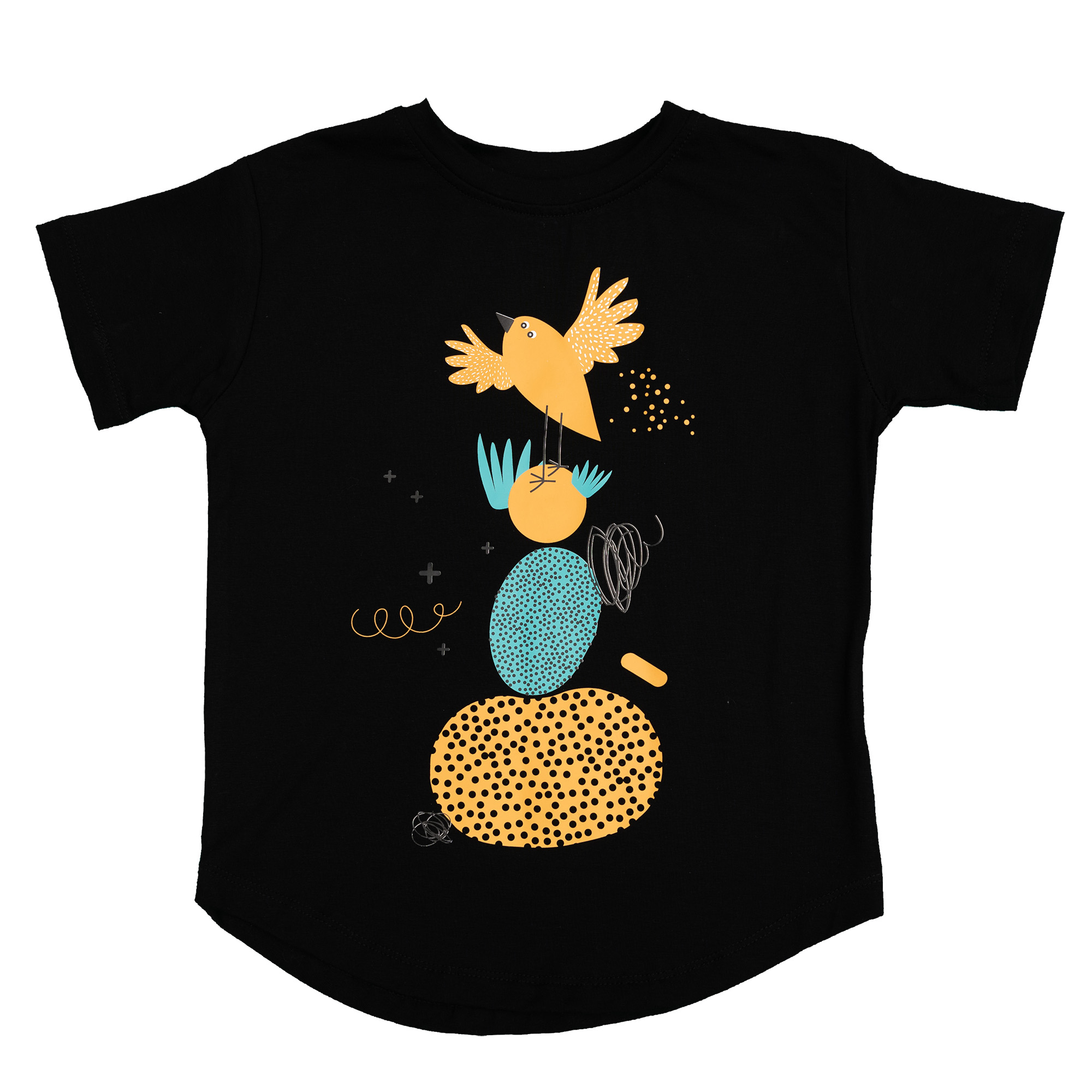 Camiseta Black Funky Bird