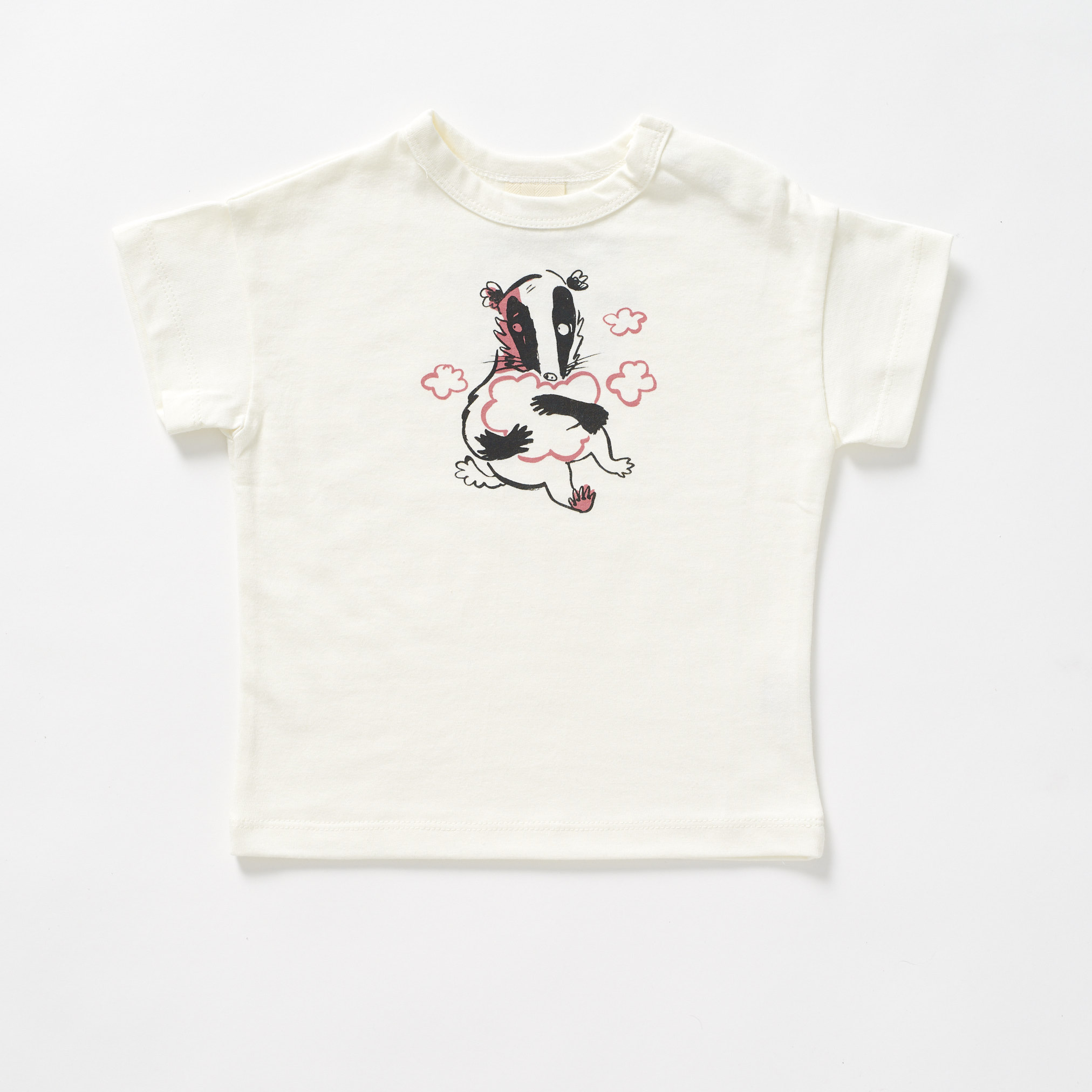 Camiseta Badger - Cream claro