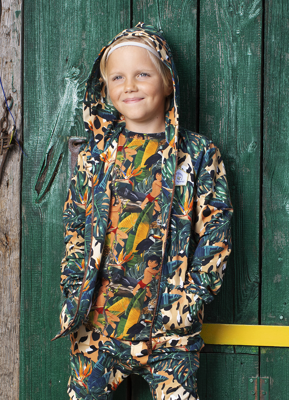Sudadera con cremallera Jungle Spots