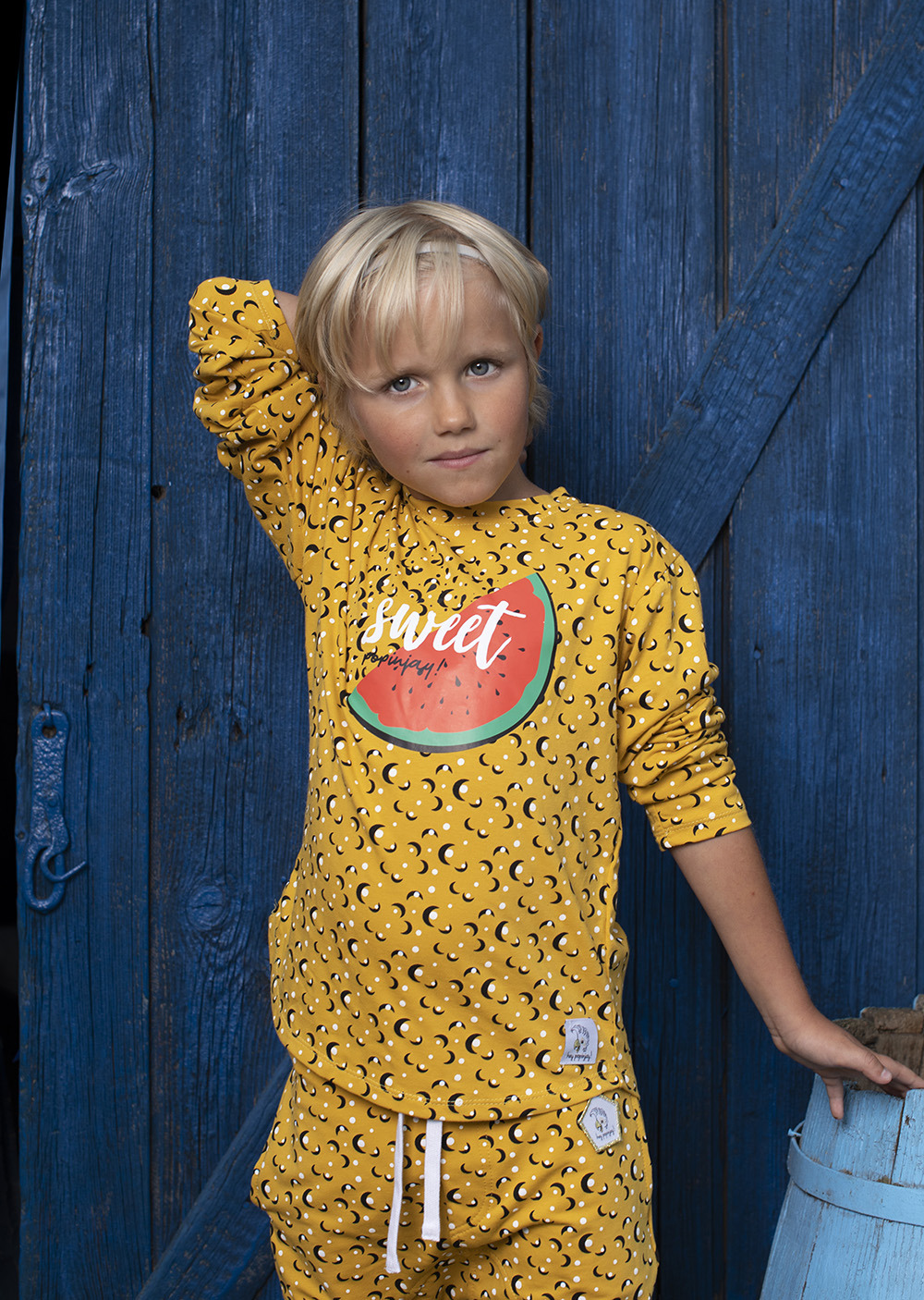 Camiseta Manga Larga  Yellow Papaya Seeds Watermelon