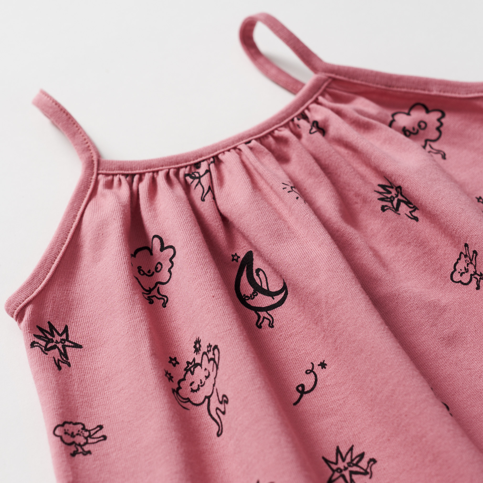 Vestido de Tirantes  Clouds - Rosa