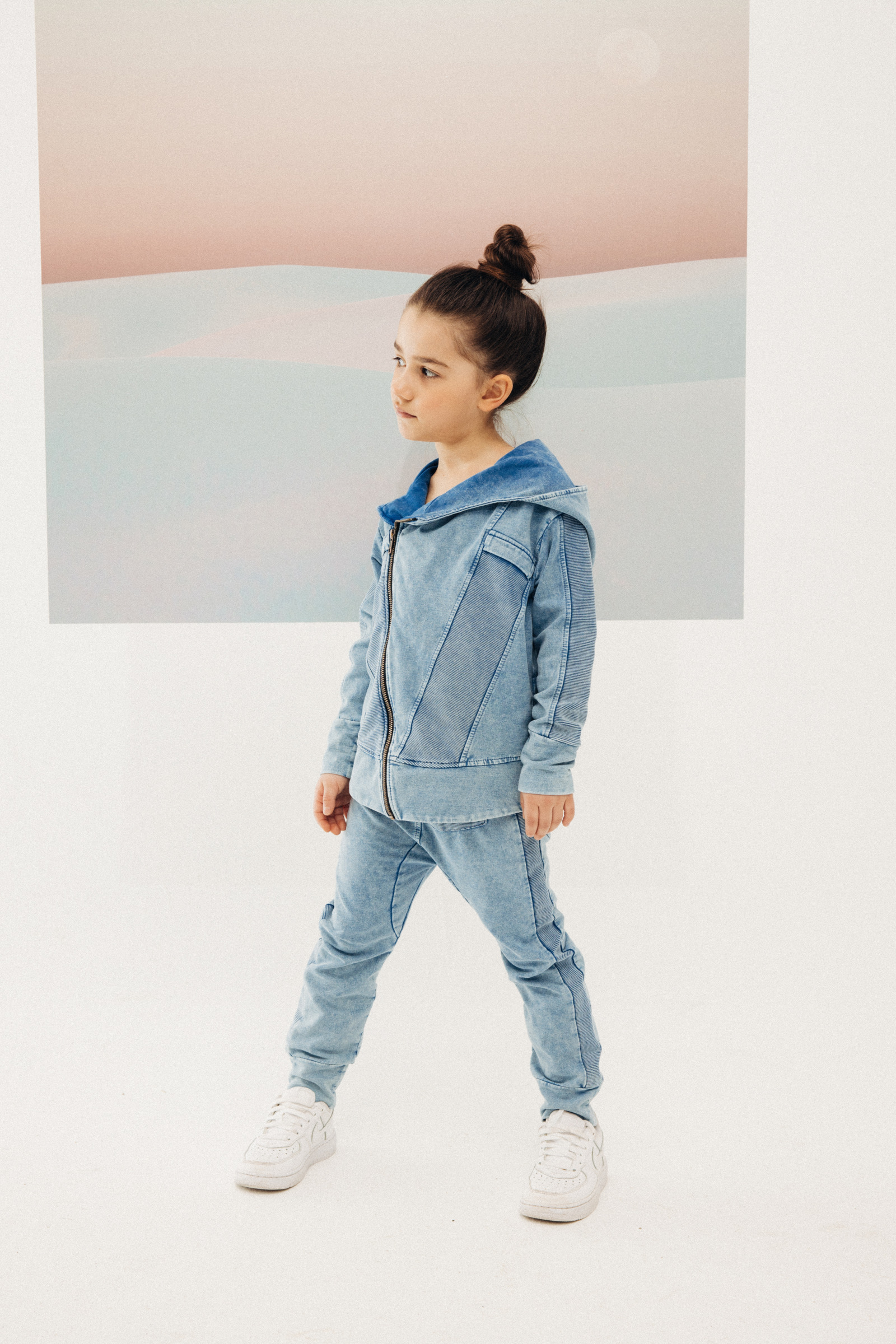 Chaqueta Biker Ramones - azul marmo