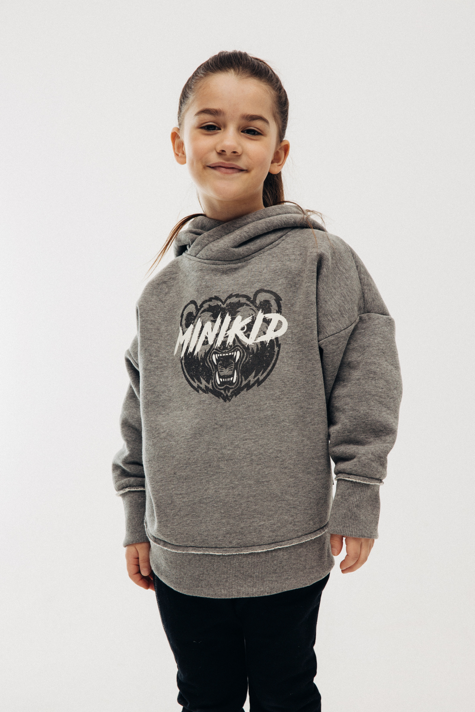 Sudadera con Cremallera Roar Oversized - Grey