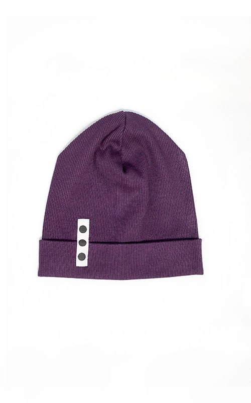 Gorro Ajustado Plum