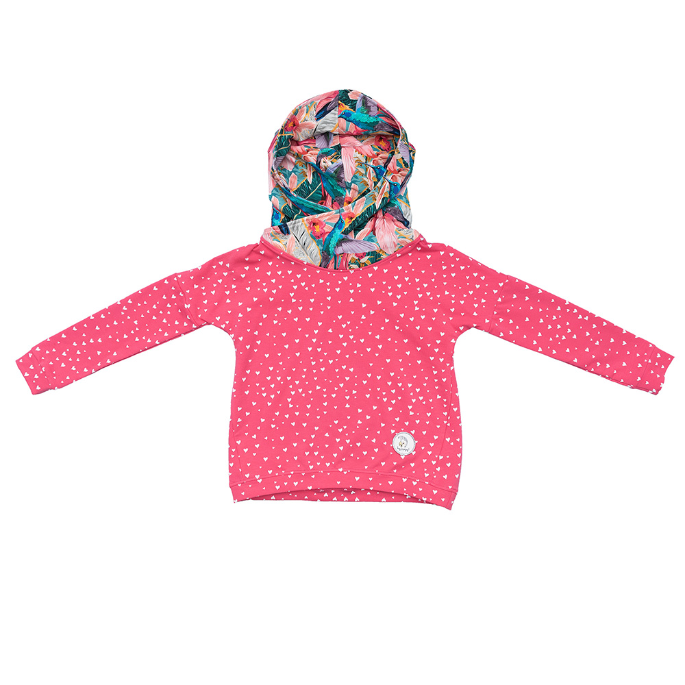 Sudadera Oversize Pink Hearts