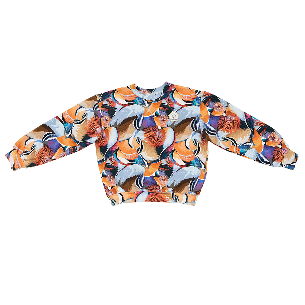 Sudadera Oversize Mandarin Feathers