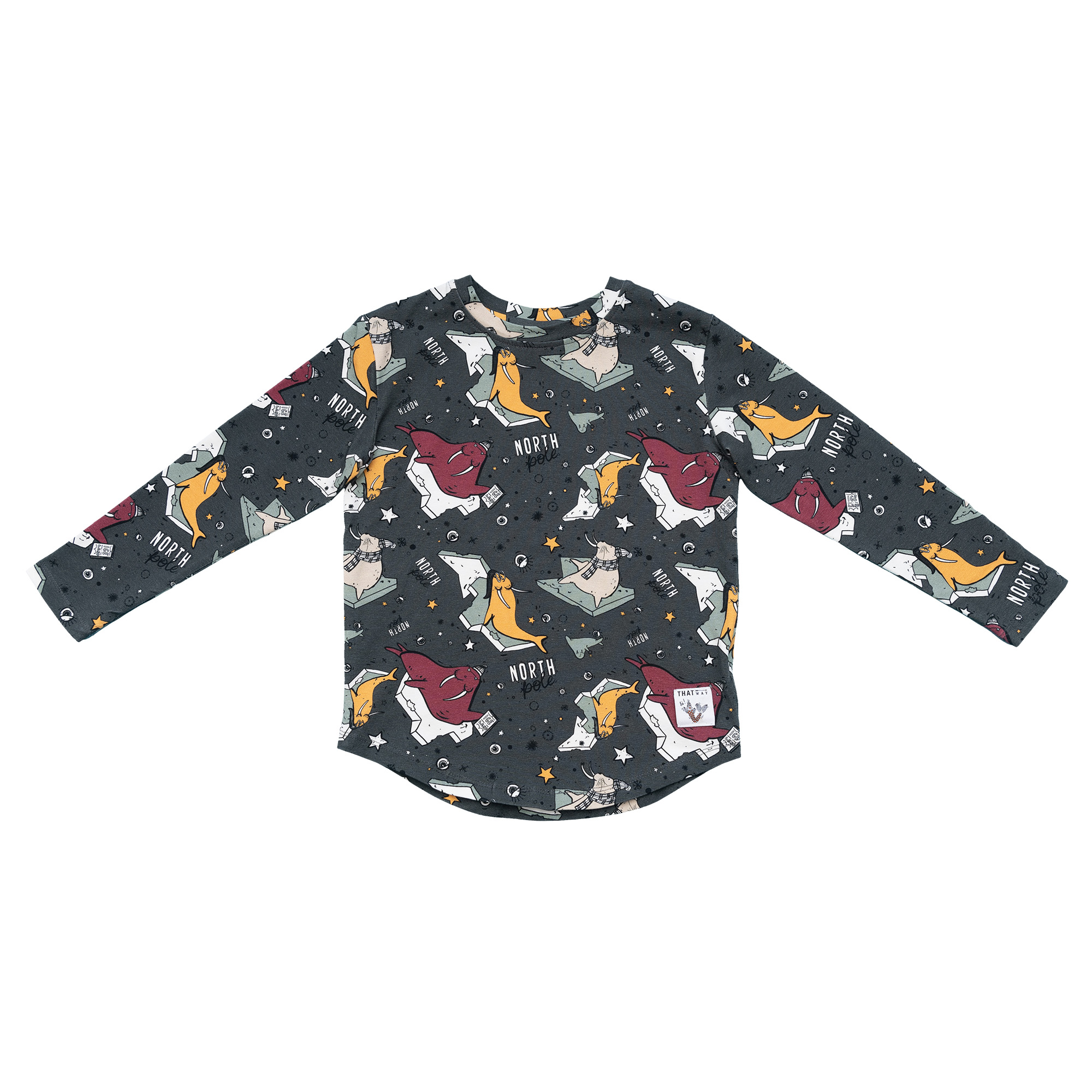 Camiseta Manga Larga Sea Lions Graphit