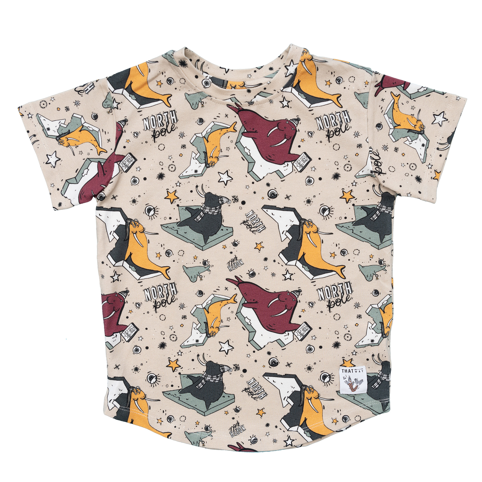 Camiseta Sea Lions Beige
