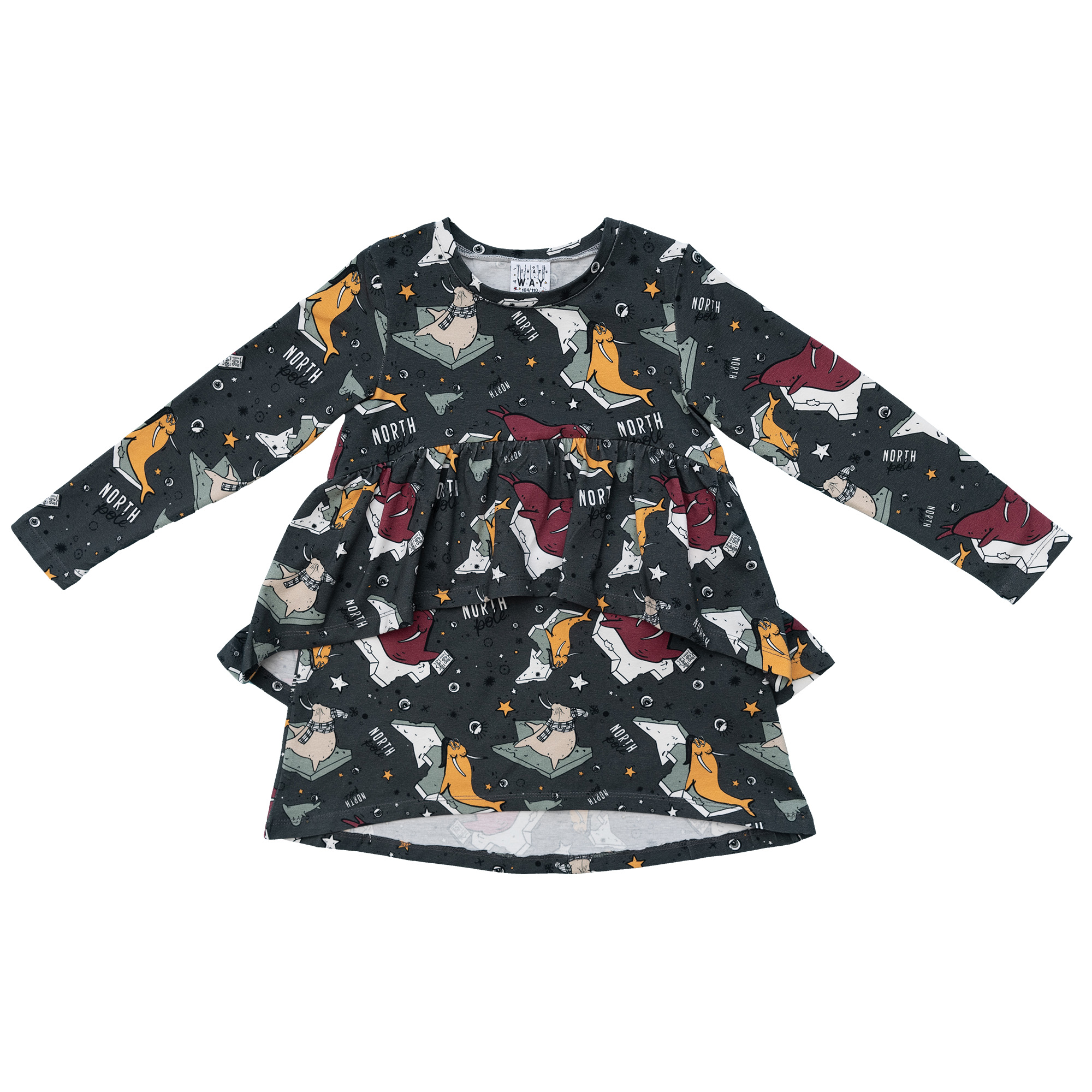 Basquine Vestido Sea Lions Graphit