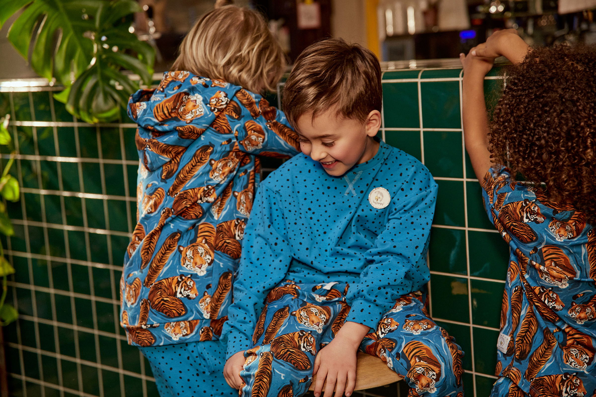Sudadera Oversize Petrol Dots