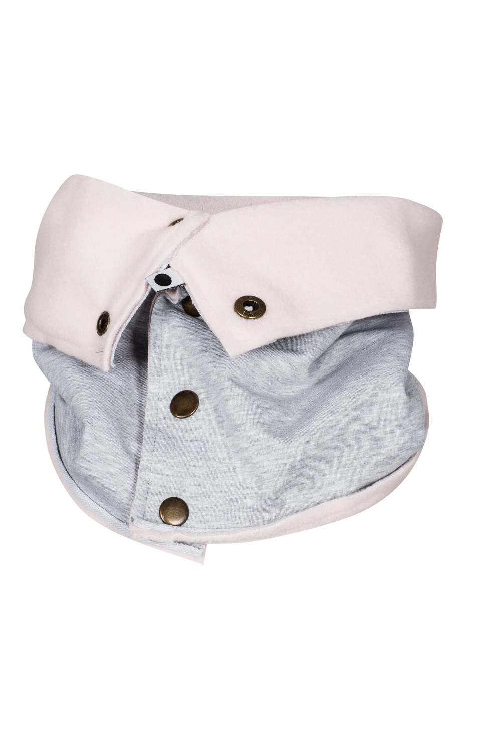 Bufanda tubular de invierno - Gris&Rosa