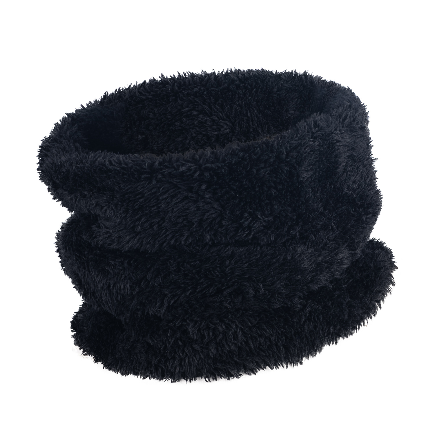 Bufanda tubular de invierno Luna - Negro