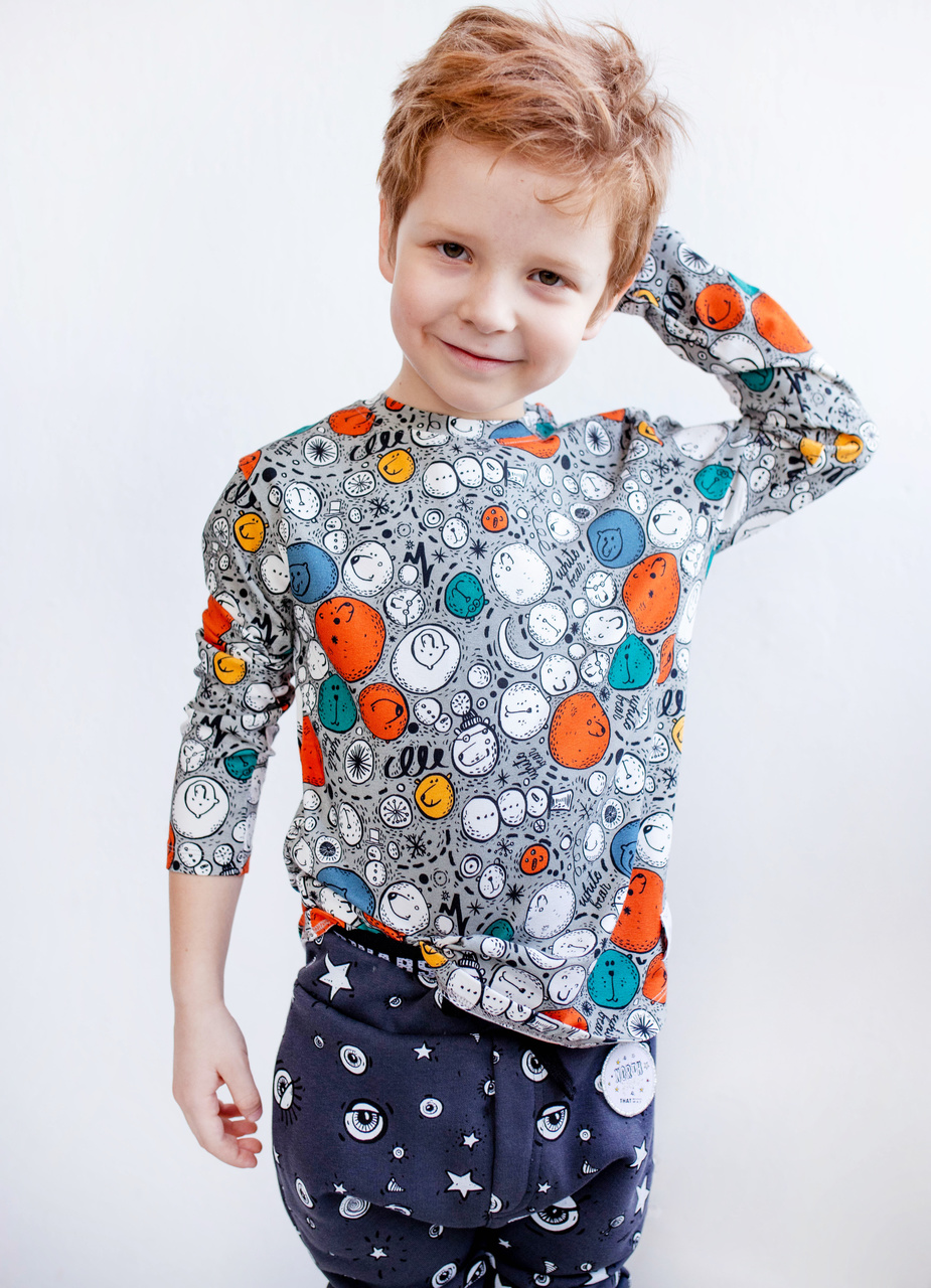 Camiseta Manga Larga Bears Grey