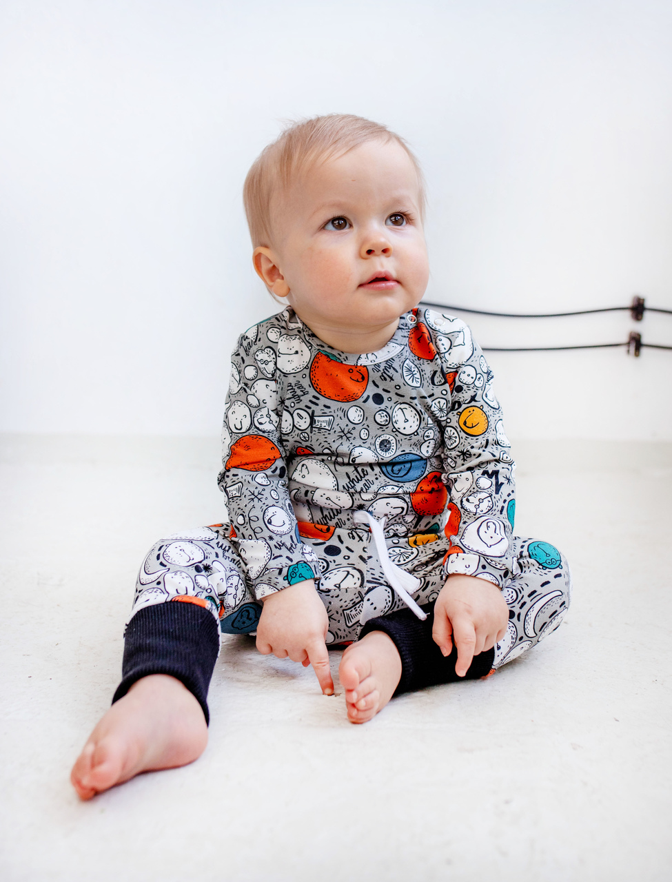Body Bebé Bears Grey
