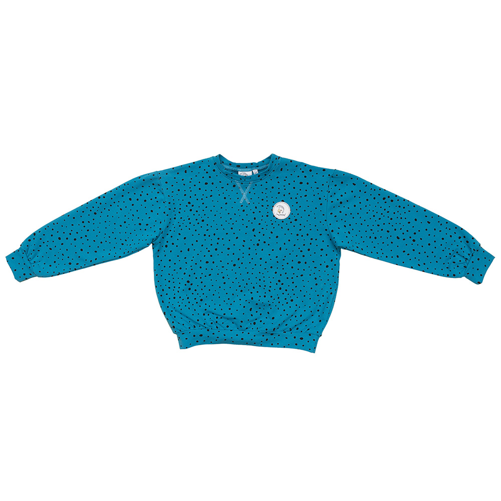 Sudadera Oversize Petrol Dots