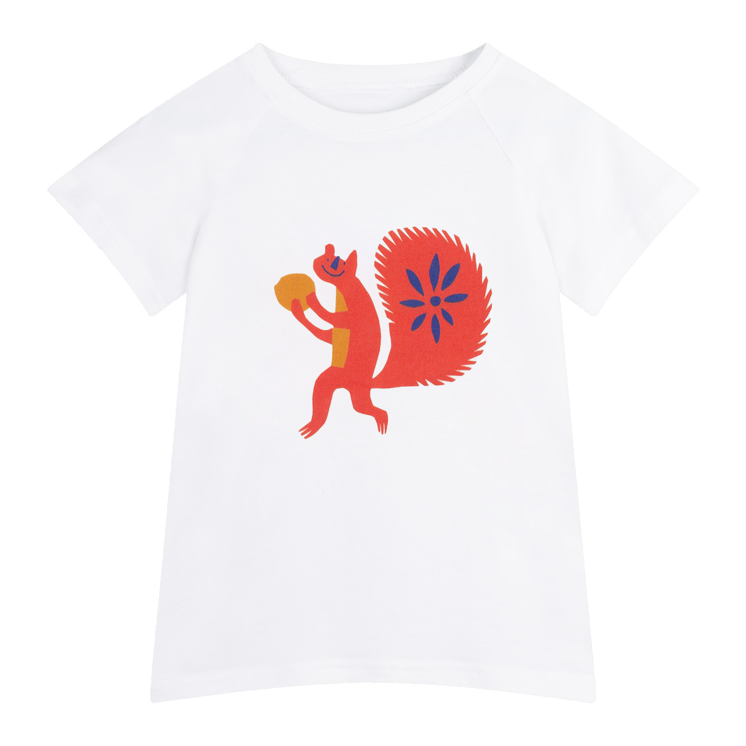 Camiseta Ardilla - Blanco