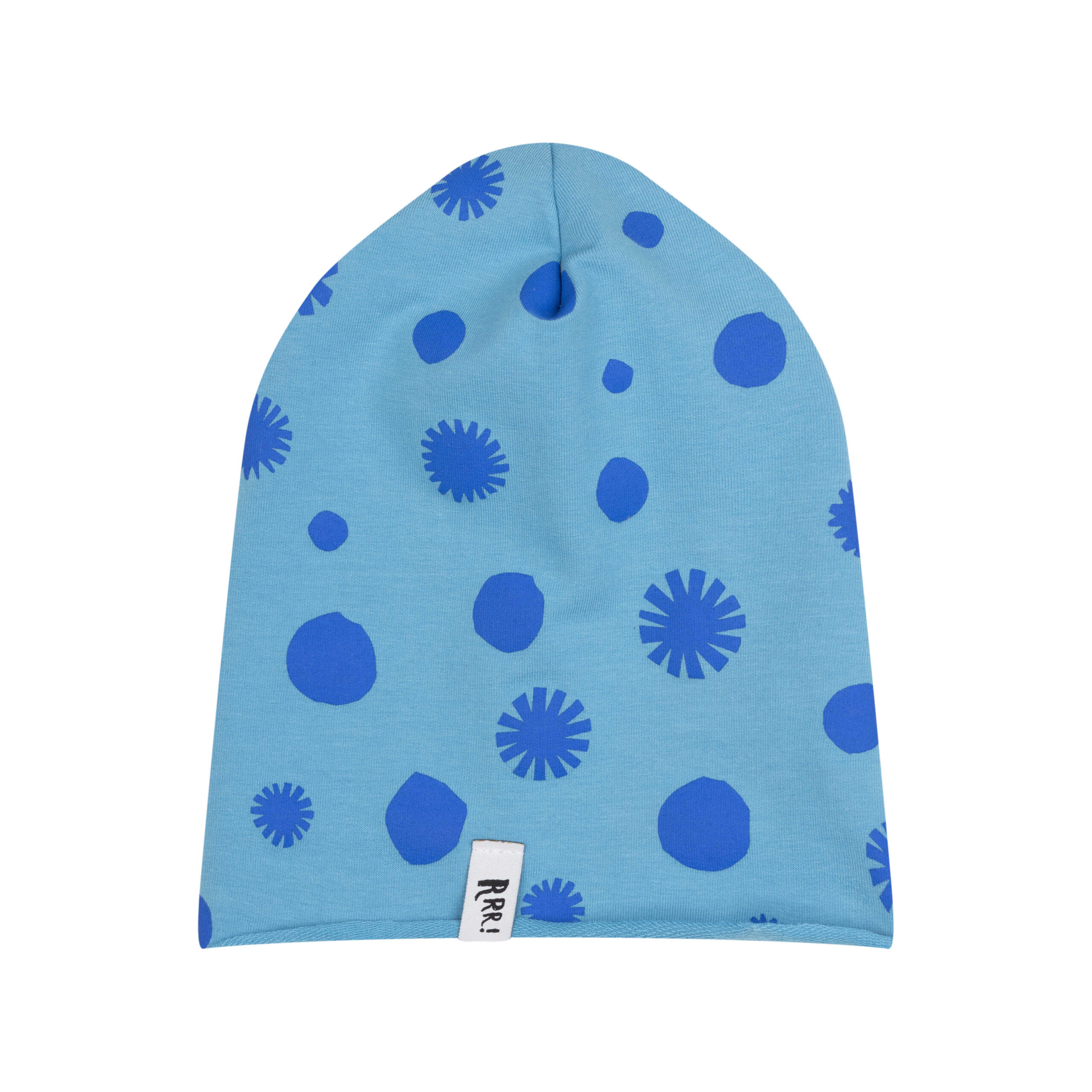 Gorro Ajustado Puntos - Azul