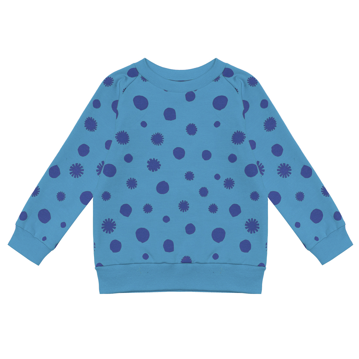 Sudadera Puntos - Azul