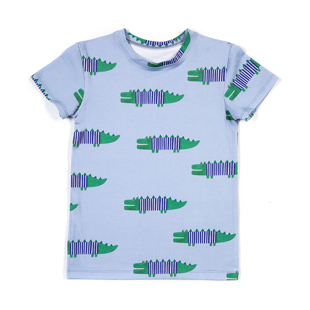 Crocos on Blue Camiseta clásica