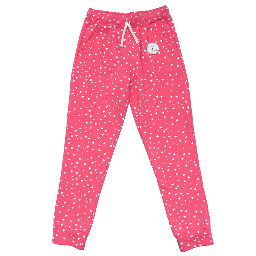 Pantalones Niña Pink Hearts